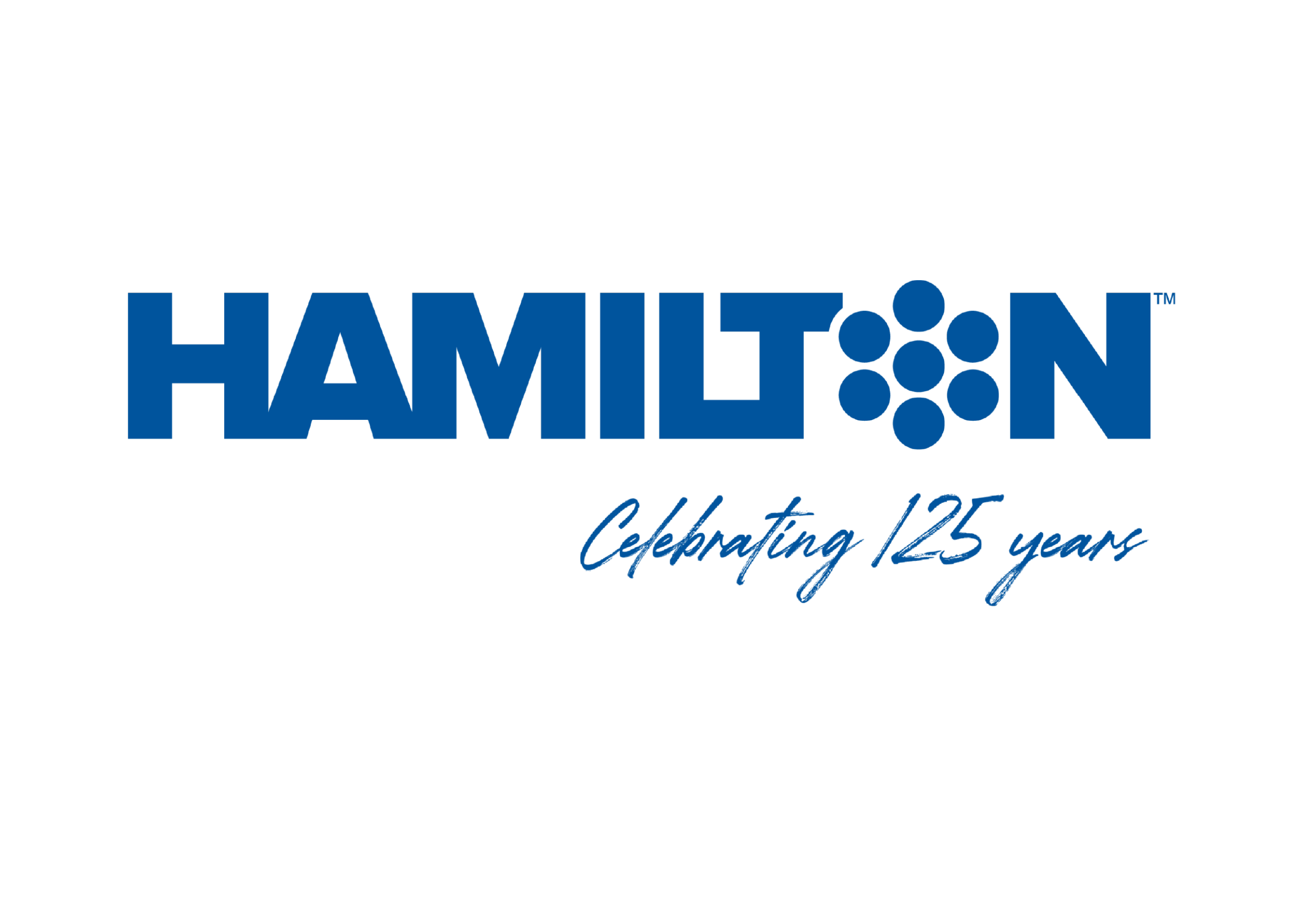 hamilton logo with celebrating 125 years